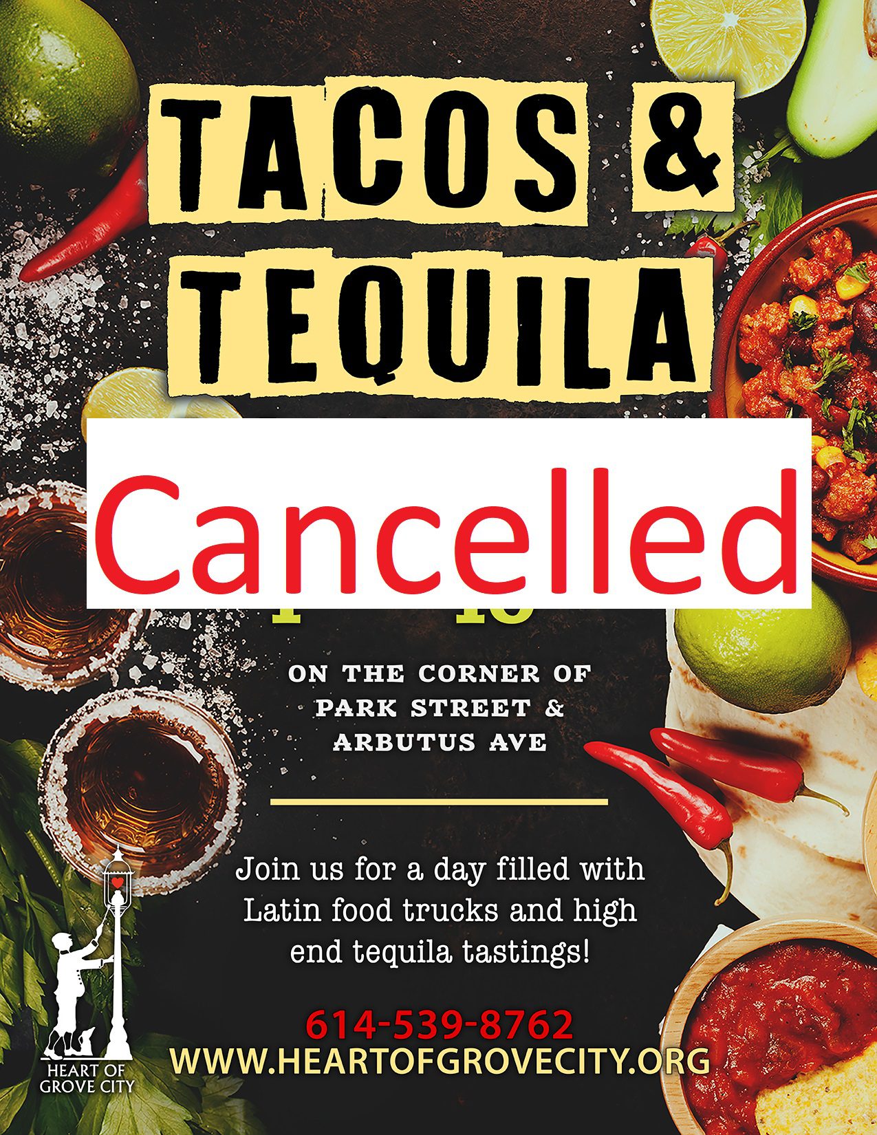 Tacos and Tequila Cancelled